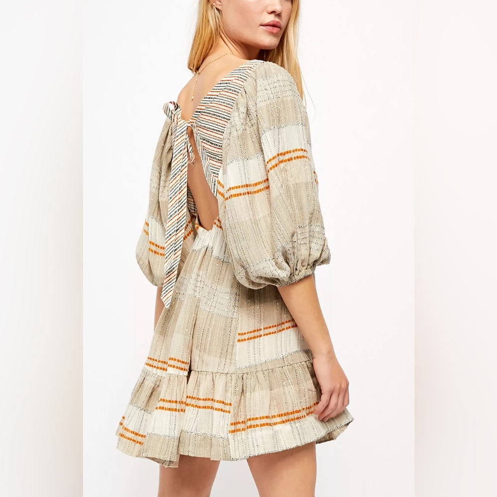Free People All Lined Up Mini Dress - Picture 3 of 11